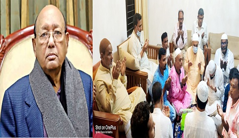 তোফায়েল আহমেদের জন্মদিনে এমপি নূরুজ্জামান বিশ্বাসের আয়োজনে বিশেষ দোয়া