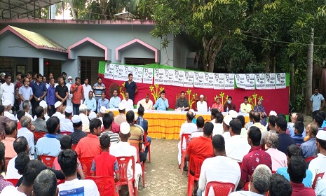 সালথার ভাওয়াল ইউনিয়নে আ'লীগের নির্বাচনী পথসভা