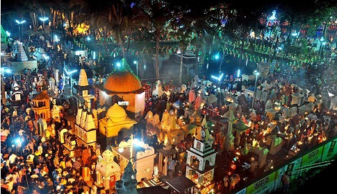 উপমহাদেশের সর্ববৃহত শশ্মানে দীপাবলি উৎসব বুধবার