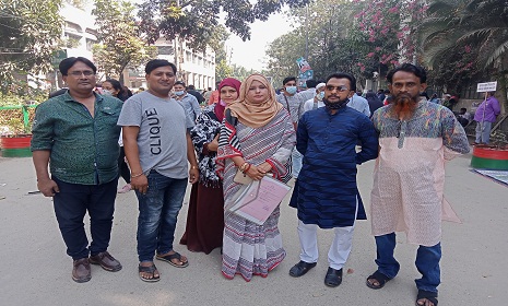 সংরক্ষিত মহিলা মেম্বার প্রার্থী জিয়াসমিনের দোয়া প্রার্থনা