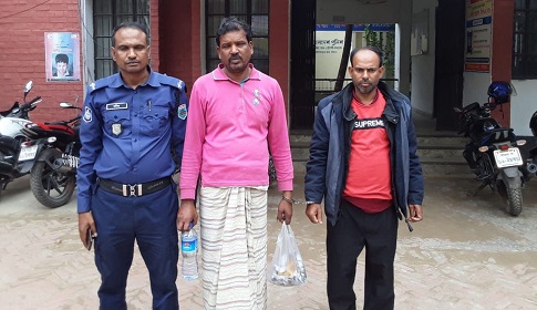 নওগাঁয় চুরি যাওয়া চাউল চাটমোহরে উদ্ধার, দুই ব্যবসায়ী গ্রেফতার