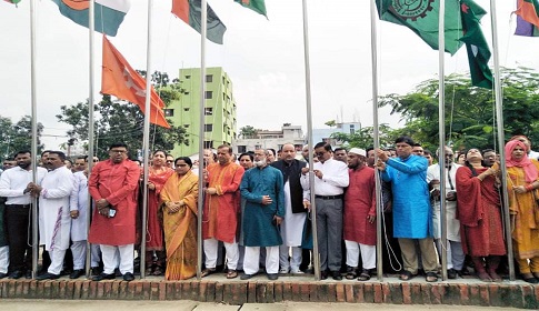 জামালপুরে আওয়ামী লীগের প্রতিষ্ঠাবার্ষিকী উদযাপন