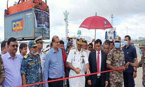মোংলা বন্দর ব্যবহারে প্রথমবার ভারতীয় পন্য নিয়ে আসা জাহাজের ট্রায়াল রান