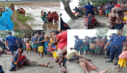 বাধা দেওয়ায় তিন নারীসহ চারনজনকে পিটিয়ে ও কুপিয়ে জখম, ঘরবাড়ি ভাঙচুর লুটপাট