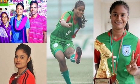 ফুটবলার আঁখির বাবাকে থানায় ধরে নেওয়ার হুমকি!