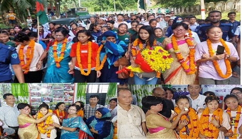 ঘাগড়া বিদ্যালয়কে সরকারি করার দাবি সাফজয়ী ৫ পার্বত্য ফুটবলারের 