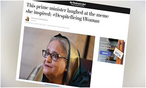 শেখ হাসিনা একটি ‘শক্তি’, ওয়াশিংটন পোস্টে ভূয়সী প্রশংসা