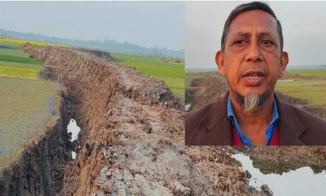 নগরকান্দায় সরকারি হালট বাধে রেখে মালিকানা জায়গায় রাস্তা করার অভিযোগ