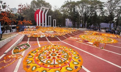 একুশে ফেব্রুয়ারি রাষ্ট্রভাষা বাংলার দাবিতে সূচনা হয়েছিলো ভাষা আন্দোলনের