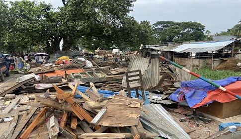 উপজেলার নাড়া, সিডিএ’র কঠিন সাড়ায় ধ্বংসস্তূপ!