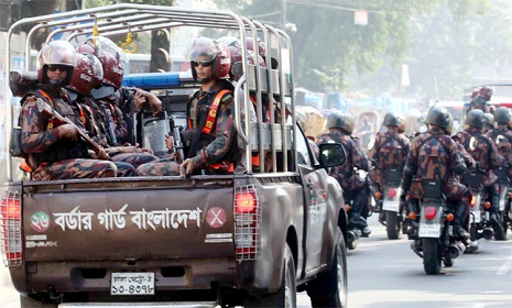 সারাদেশে ২৩১ প্লাটুন বিজিবি মোতায়েন
