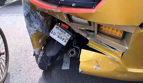 বাগেরহাটে সড়ক দুর্ঘটনায় মোটরসাইকেল চালক নিহত