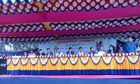সালথায় জেলা প্রশাসক গোল্ডকাপ ফুটবল টুর্নামেন্টের ৫ম ম্যাচ অনুষ্ঠিত