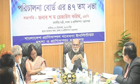 জলবায়ু উপযোগী প্রাণিসম্পদ উৎপাদনে গবেষণা কেন্দ্র করছে সরকার