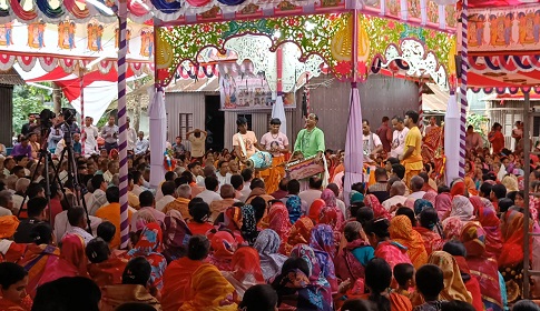 রাজৈরে ২৪ প্রহর ব্যাপী মহানাম যজ্ঞানুষ্ঠান অনুষ্ঠিত