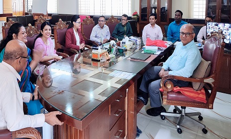 হাবিপ্রবি'র ভাইস-চ্যান্সেলরের সঙ্গে নেপালের ডেপুটি চিফ অব মিশনের সাক্ষাৎ