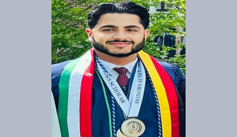 কানেকটিকাটে বাংলাদেশি শিক্ষার্থী সাইফের অনন্য সাফল্য