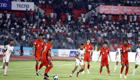 ঘরের মাঠে সিঙ্গাপুরের বিপক্ষে হারল বাংলাদেশ