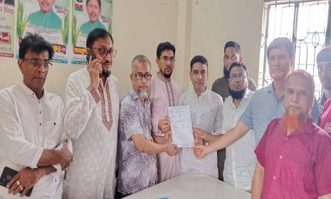 আলফাডাঙ্গা বাজার বণিক সমিতির সভাপতি পদে প্রার্থী হলেন বাশার শেখ