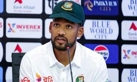 টেস্ট অধিনায়কত্ব ছাড়লেন শান্ত