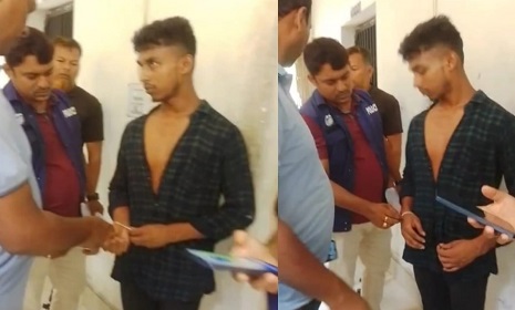 বরিশালে সৃষ্টিকর্তাকে নিয়ে কটুক্তি করায় যুবক আটক