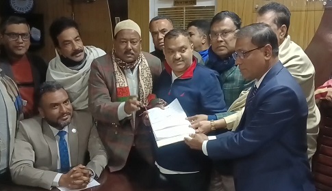 দিনাজপুর সদর আসনে খালেদা জিয়ার পক্ষে মনোনয়নপত্র জমা