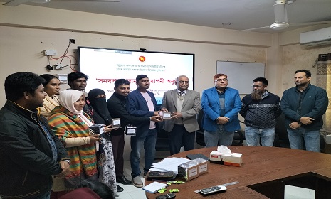 গোপালগঞ্জে মুক্তার অলংকার তৈরিতে দক্ষ উদ্যোক্তা সৃষ্টি প্রশিক্ষণের সমাপনী