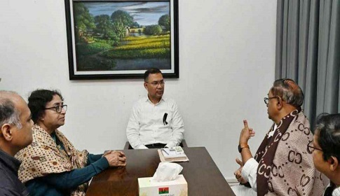 তারেক রহমানের সঙ্গে সাইফুল হকের সাক্ষাৎ