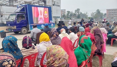 ‌‌‌‌‌‌ভোটের গাড়ি এখন গোপালগঞ্জে