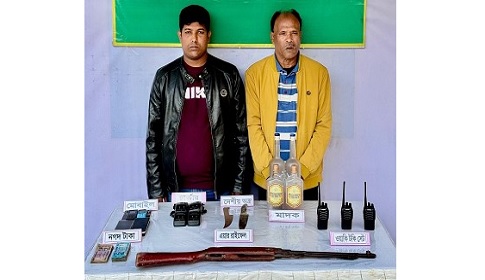 রাজবাড়ীতে সাবেক বিএনপি নেতা অস্ত্র-মদসহ গ্রেফতার 