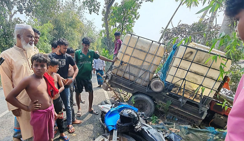 কোটালীপাড়ায় মোটরসাইকেল-টমটমের সংঘর্ষে কলেজ ছাত্র নিহত