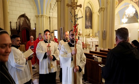 জেরুজালেমে খ্রিষ্টানদের পাম সানডের প্রার্থনায় ইসরায়েলের বাধা