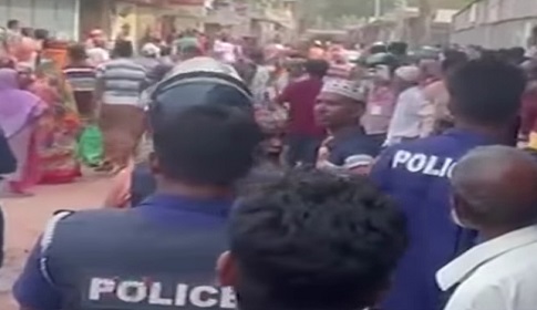 ভাঙ্গায় গ্রামবাসীদের সংঘর্ষে পুলিশ-সাংবাদিকসহ আহত শতাধিক