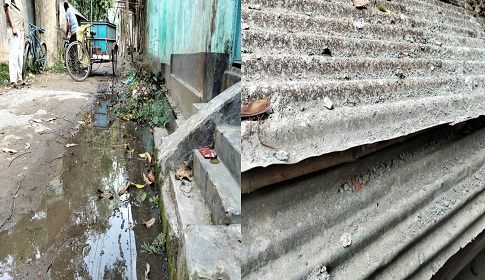 সোনাতলায় নির্মাণকাজে ড্রেন বন্ধ, টিনের চাল ক্ষতিগ্রস্ত: ক্ষতিপূরণ দাবি