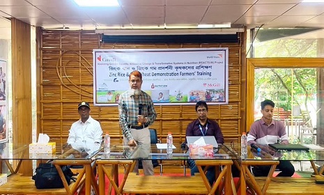 ঠাকুরগাঁওয়ে পুষ্টি চাহিদা পূরণের লক্ষ্যে কৃষক প্রশিক্ষণ