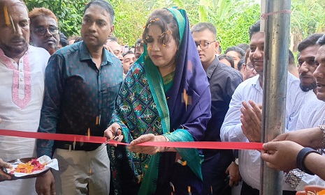 সালথা প্রেসক্লাবের টিনশেড ভবনের উদ্বোধন করলেন পররাষ্ট্র প্রতিমন্ত্রী