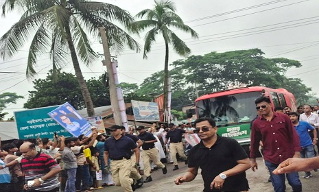 মুকসুদপুরে হাজারও বিএনপি নেতাকর্মী, সমর্থক ও সাধারণ মানুষের সমাগম