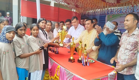জামালপুরে জাতীয় গ্রীষ্মকালীন ক্রীড়া প্রতিযোগিতার সমাপনী ও পুরস্কার বিতরণ