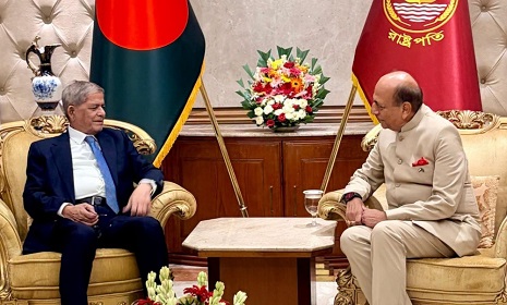 রাষ্ট্রপতির সঙ্গে ভারতীয় হাইকমিশনারের সাক্ষাৎ