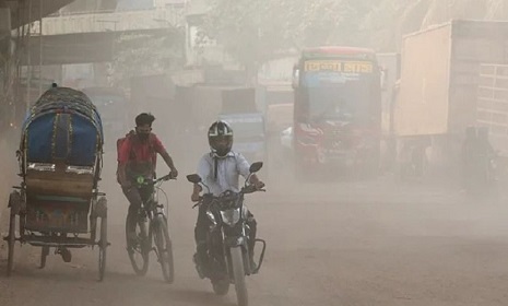 ছুটির দিনে ঢাকার বায়ু অস্বাস্থ্যকর