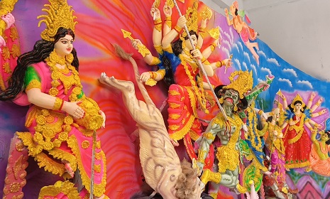সালথায় ৪৬টি পূজামণ্ডপে দুর্গাপূজা অনুষ্ঠিত হবে