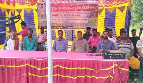 সালথায় মুস্তাক ৮ দলীয় মিনিবার ফুটবল টুর্নামেন্টের উদ্বোধন