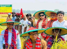 মহম্মদপুরে ধান কাটা ও মাঠ দিবস অনুষ্ঠিত