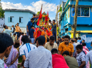 ঈশ্বরদীতে রথযাত্রায় হাজারো ভক্তের ঢল