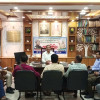 সালথায় সাংবাদিকদের সাথে ইউএনও’র প্রেস ব্রিফিং