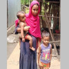 দুই শিশু সন্তানের জন্য বাঁচতে চান সালথার শিউলি বেগম