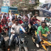 নারায়ণগঞ্জে আজমেরী ওসমানের নেতৃত্বে হরতাল বিরোধী শোভাযাত্রা