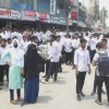 ছয় দফা দাবিতে কুষ্টিয়ায় পলিটেকনিক শিক্ষার্থীদের বি‌ক্ষোভ