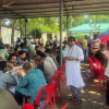 শিক্ষার্থীদের সাথে ঈদ করলেন ভিসি 