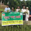 কাপাসিয়ায় আউশ ধানের নমুনা শস্য কর্তন উদ্বোধন